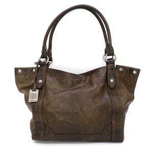 Frye Brown Leather Tote Bag